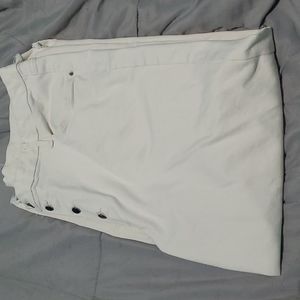 Size 20 white high rise jeans by time and true
